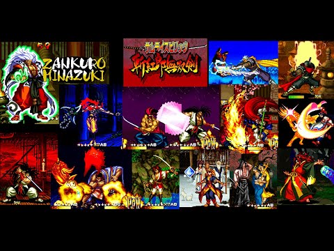 Samurai Shodown III: supers KOs fatalities specials win animations 【60fps】