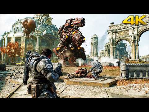 GEARS OF WAR: E-DAY | New Exclusive Campaign Gameplay Walkthrough Demo | No Commentary (4K)
