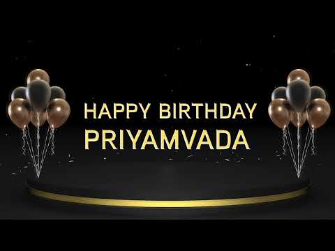 Wish you a very Happy Birthday Priyamvada