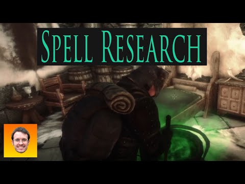 SPELL RESEARCH. Most IMMERSIVE Magic Mod Ever! Skyrim Mod Showcase.