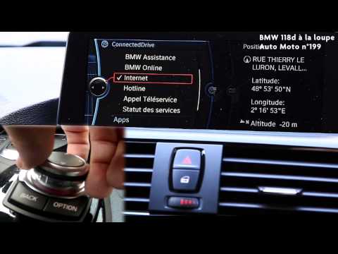 BMW 118d : connected drive