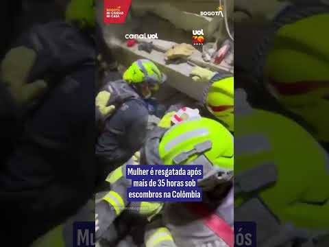 Terremoto na Colômbia: Mulher é resgatada após 35 horas sob escombros