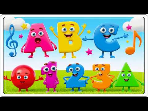 Preschool Learning activities for 3 year olds at home | Learn ABC Phonics Shapes Numbers Colors 🌈