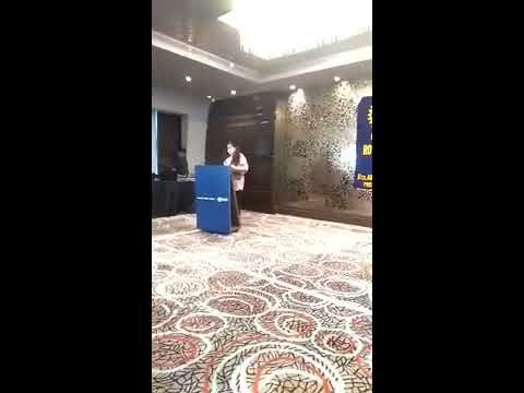 Rotarian Neenaji Bagga Introducing the speaker Prof. Saurabh Bajaj