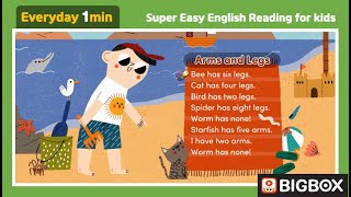 Kids Story : [ Arms and Legs ] | Animated Story for Kids with Subtitle [SER 3e_B1_U4]★BIGBOX
