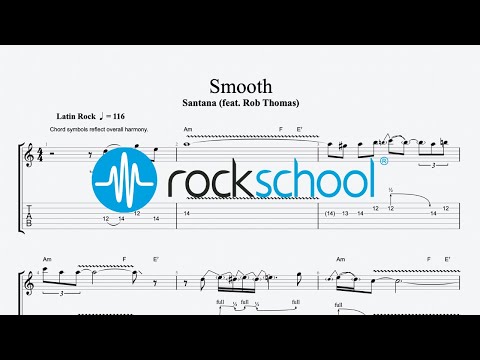 Smooth - Santana (feat. Rob Thomas), Rockschool 2024 Electric Guitar Grade 6