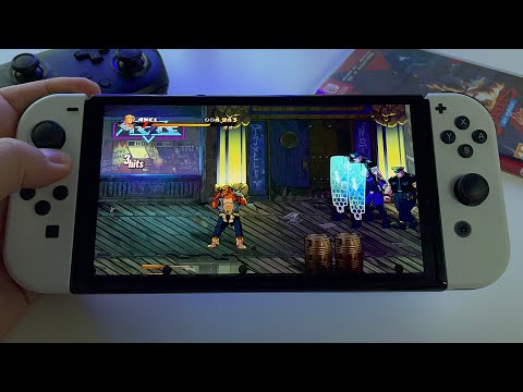 Streets of Rage 4 - anniversary edition - 4 min Review | Switch OLED handheld gameplay