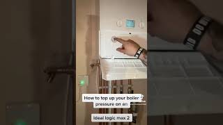How to top up your boiler pressure on an ideal logic max 2