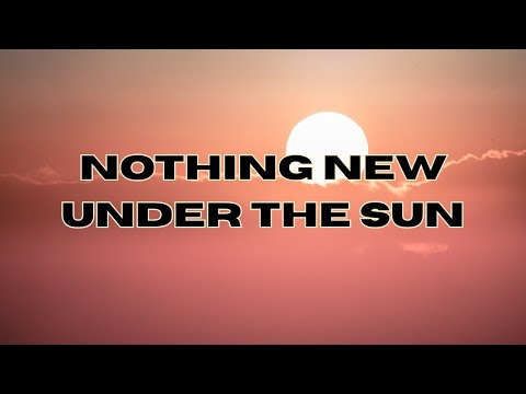 Throwback Tuesday - Nothing New Under the Sun