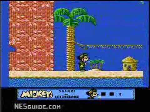 mickey's safari in letterland nes rom