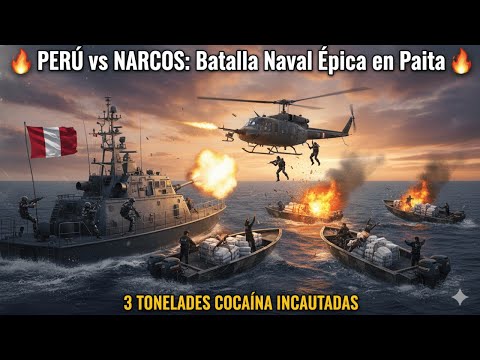 🔥 PERÚ vs NARCOS: Batalla Naval Épica en Paita - 3 Toneladas de Cocaína Incautadas