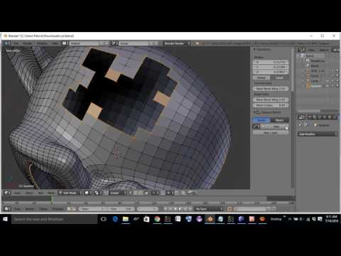 Hole Filling with triangles