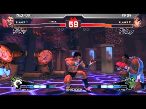 EX-Factor 1.2 (SSFIV:AE 2012) - Crackfiend (Balrog) vs. USF DON (Fei Long)