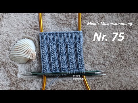 Sockenmuster Nr. 75 - Muster in Runden stricken / knitting sock pattern