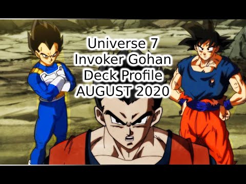 Universe 7 Invoker Gohan Deck Profile - August 2020