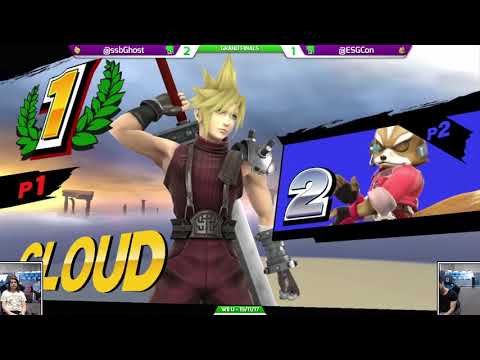 SAFGC Spring Season R3 2017 - Smash 4 - Ghost (Bayonetta/Cloud) vs ESG | Con (Fox) - Grand Finals