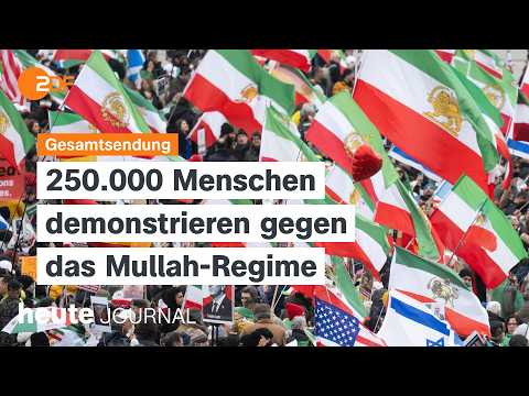heute journal vom 14.02.26 Reaktion auf Rubios Rede, Schah-Sohn Pahlavi in München, Verdi-Einigung
