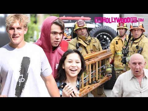 Jake Paul & Team 10 Swatted Again! Max Beaumont Speaks & Angry Neighbor Goes Crazy! 7.24.17 Video
