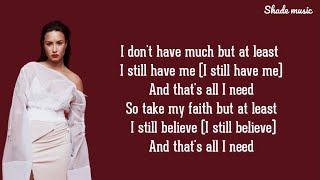 Demi Lovato - Still Have Me (Lyrics)
