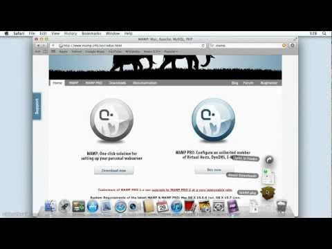 PHP 第1.4章 Mac OS XにMAMPをインストールする (PHP Chapter 1.4 Installing MAMP on Mac OS X)