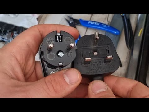 Changeing from UK style plug to European plug