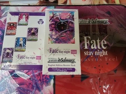 Weiss Opening - Fate stay night Heaven's Feel Vol 2 box opening