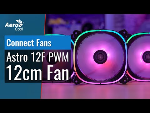 AeroCool Astro 12F PWM - Как подключить несколько вентиляторов между собой и включить подсветку