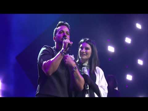 Laura Pausini- Luis Fonsi Inolvidable en vivo Miami