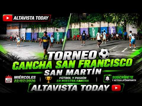 Ganó San Luis. Fútbol Cancha San Francisco, San Martín, miércoles 22/07/2026