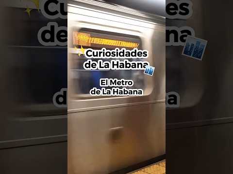 ✨Curiosidades de La Habana🏙️ El proyecto del Metro de La Habana