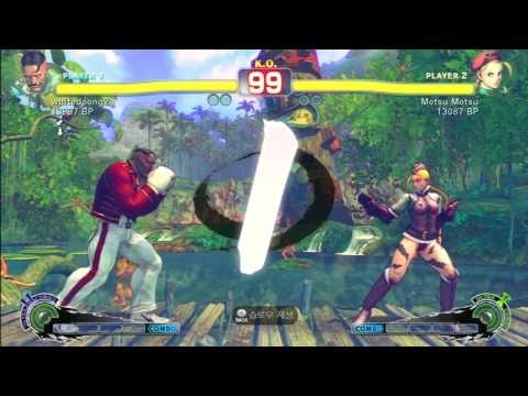 SSF4 Rank Match  whitedoong2 (DU)  vs  Motsu Motsu (CA)