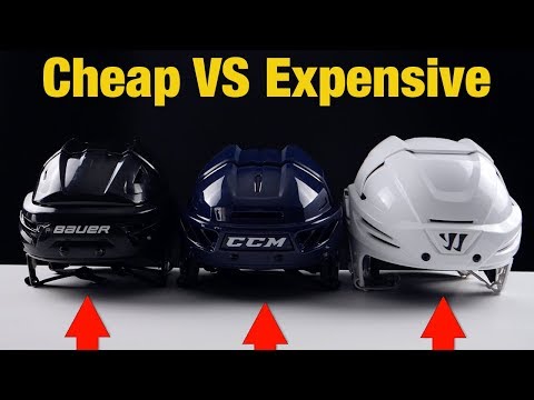 Cheap VS Expensive Hockey Helmets - Which one is the best and most protective ?