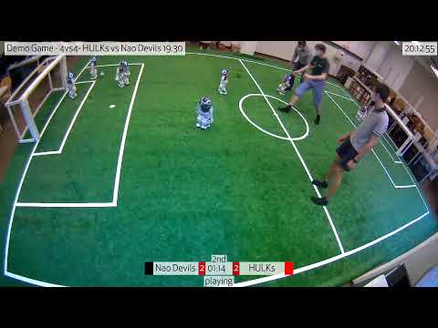 Demo - 4vs4 - HULKs vs. Nao Devils @ Hamburg