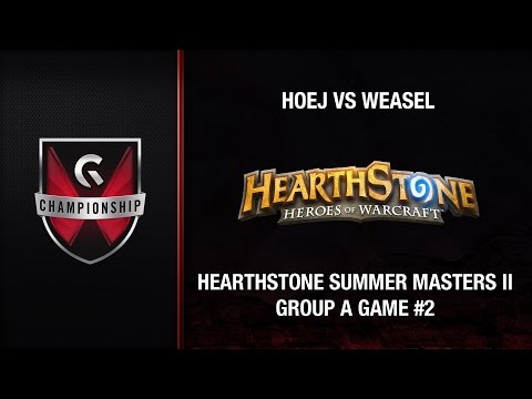 Hoej vs Weasel - GC's 2015 Hearthstone Summer Masters II (Group A Game #2)