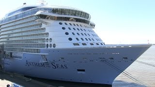 preview picture of video 'Anthem of the Seas at Columbus Cruise Center in Bremerhaven'