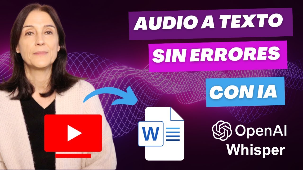 Pasa AUDIO a TEXTO con la inteligencia artificial de forma GRATUITA y sin ERRORES