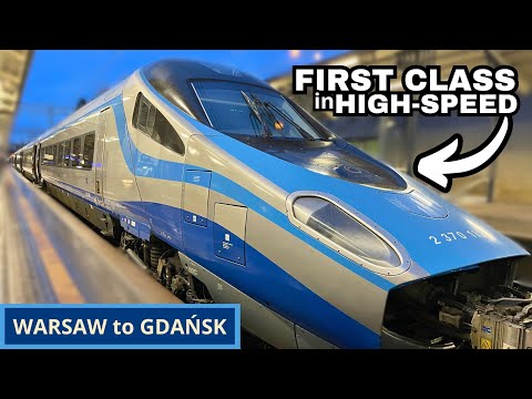 EIP Pendolino First Class - A Premium High Speed Train from Warsaw to Gdansk