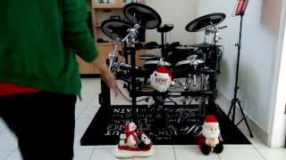 Jingle bell rock(Billy Gilman) drum cov by Yulie E