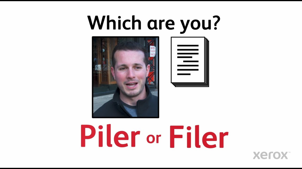 Are You a Piler or a Filer? YouTube Видео