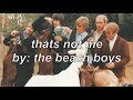 that's not me by the beach boys (lyrics)