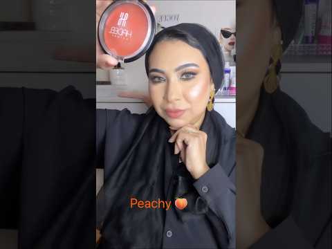 اخيرا جربت بلاشر كريمي من هديل Hadeel Natural  🧡 #makeup