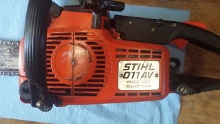 Stihl Chainsaw Hesitation Fixed with Carburetor Mixture Adjustment