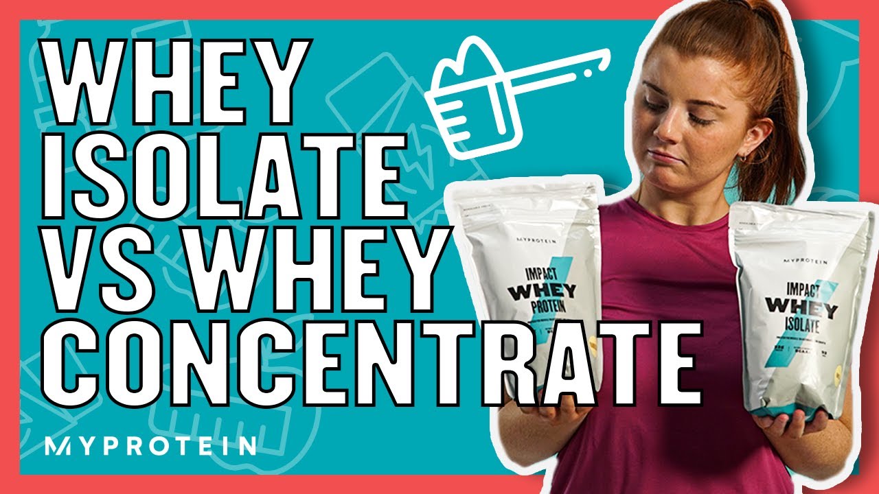 What is the difference between isolate and whey protein? More REF