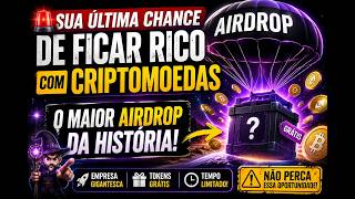 O MAIOR AIRDROP DA HISTORIA, ESTA ACONTECENDEO EM SILENCIO.