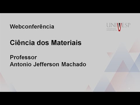 Webconferência - Ciência dos Materiais