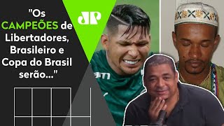 Veja as previsões que um pai de santo amigo do Vampeta fez para Libertadores, Brasileiro e Copa-BR!