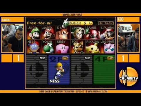 S@LT #86 | KD3 (Jigglypuff, Kirby) vs Raychu (Ness) - Winners Semi Finals - SSB64 Singles