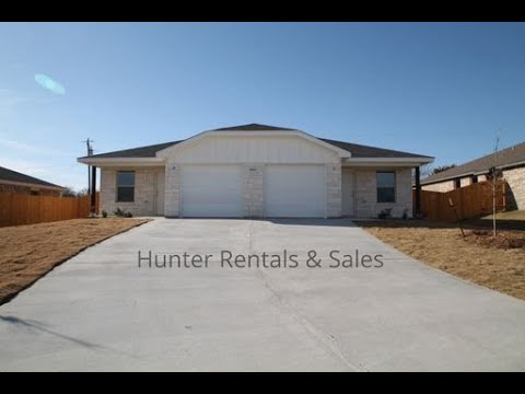 Modern Newer Duplex off Warrior's Path in Harker Heights property video