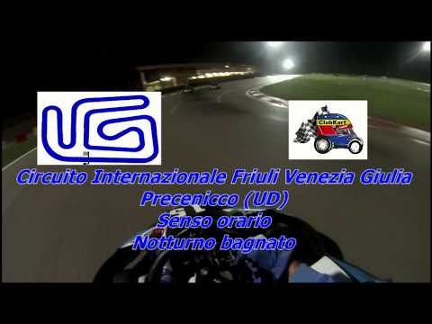 Lignano Circuit - 2 giri on board - Senso Orario in Notturna su bagnato