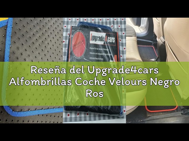 Vídeo relacionado con Mármol Argyle de Cobre y Oro Rosa ruborizado,Juego de 4 Alfombrillas para Coche, Alfombrillas Antideslizantes para Coche